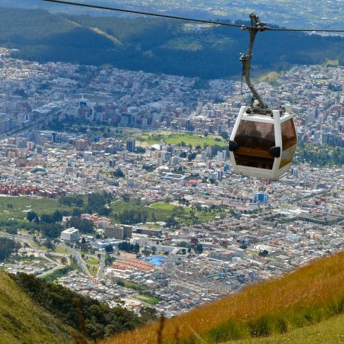 Quito, Ecuador TelefériQo cable car